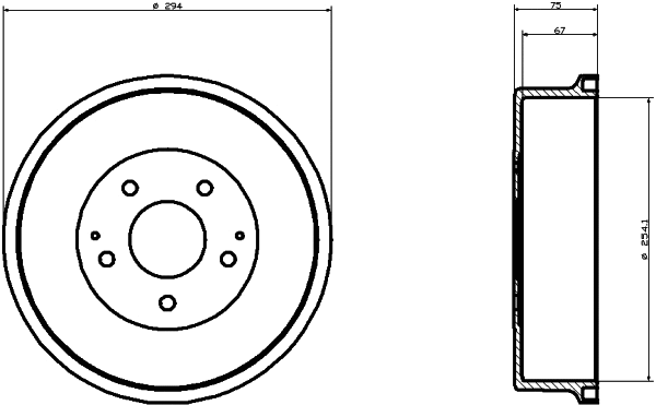 Brake Drum (MBD093)