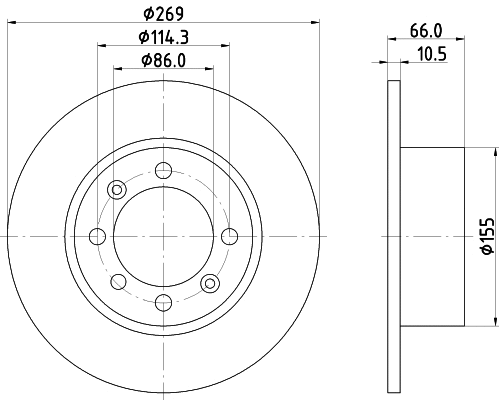Brake Disc (MDC97)