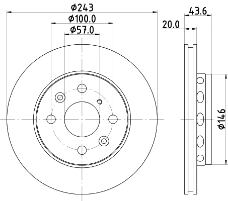 Brake Disc (MDC1364)