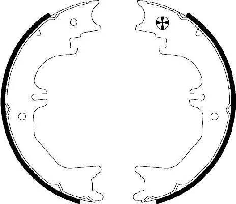 Brake Shoe Set, parking brake (MFR628)