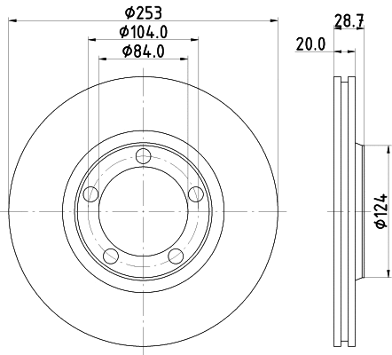 Brake Disc (MDC1319)