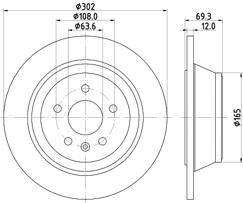 Brake Disc (MDC2033)