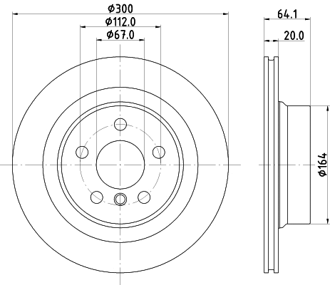 Brake Disc (MDC3009C)