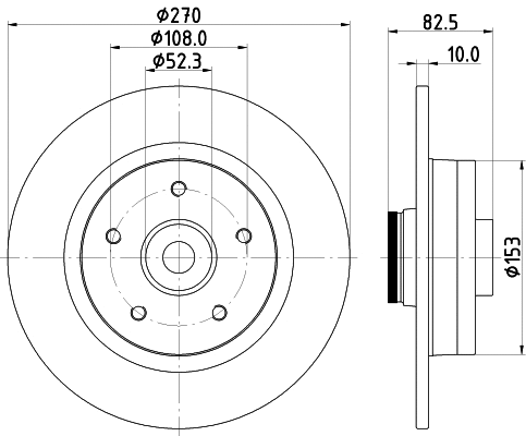Brake Disc (MDC2722)