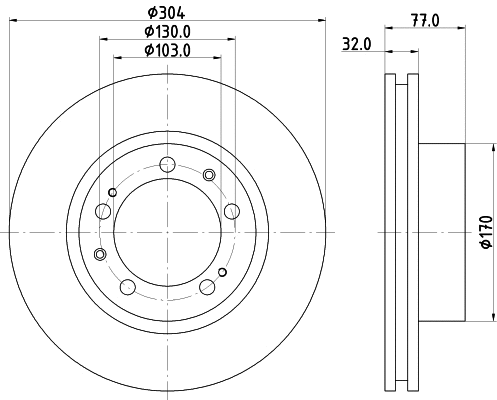 Brake Disc (MDC2352L)