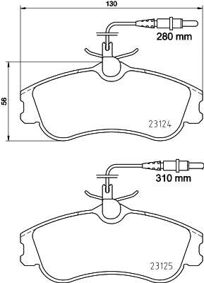 Brake Kit, disc brake (MDK0057)