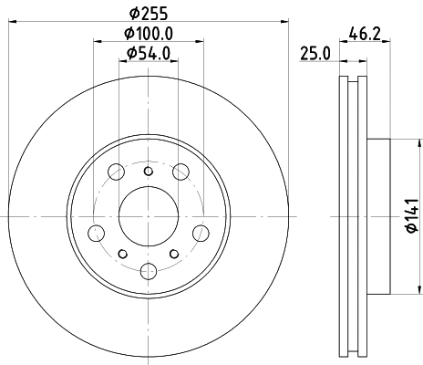 Brake Disc (MDC890)