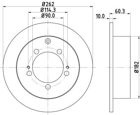 Brake Disc (MDC2307)