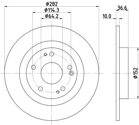 Brake Disc (MDC2857C)