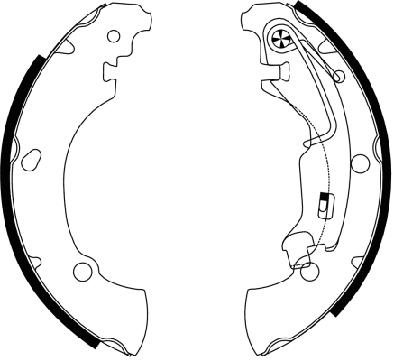 Brake Shoe Set (MFR546)