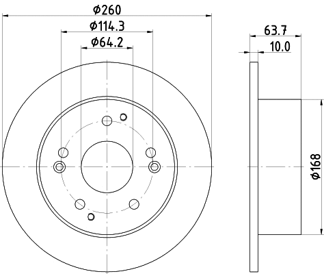 Brake Disc (MDC1517)