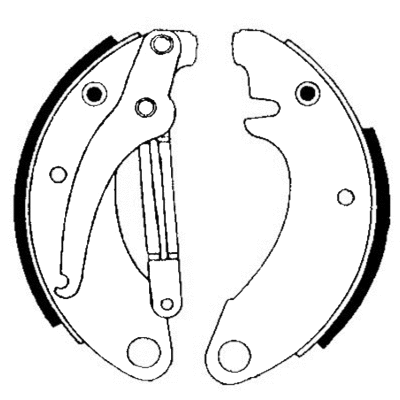 Brake Shoe Set (MSK010)