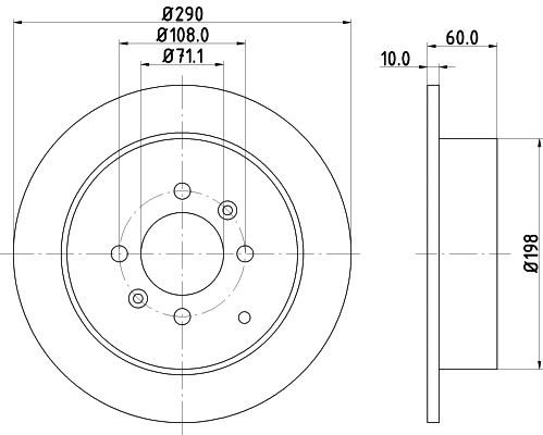 Brake Kit, disc brake (MDK0173)