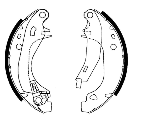 Brake Shoe Set (MFR278)