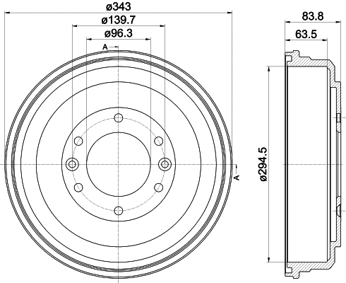 Brake Drum (MBD368)