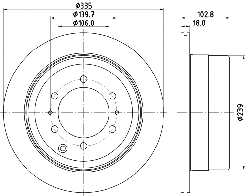 Brake Disc (MDC1303)