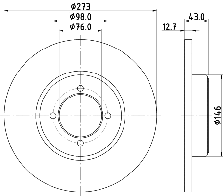 Brake Disc (MDC73)