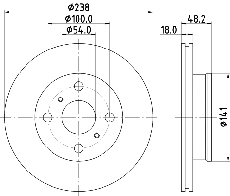 Brake Disc (MDC726)