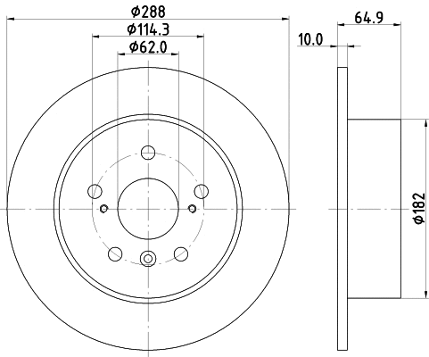 Brake Disc (MDC899)
