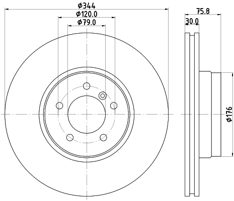 Brake Disc (MDC1750)