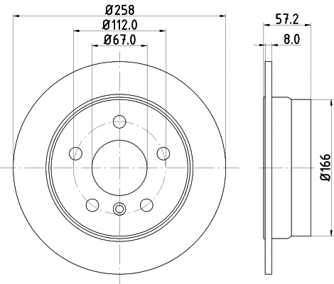 Brake Disc (MDC1846)
