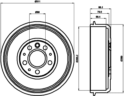 Brake Drum (MBD120)
