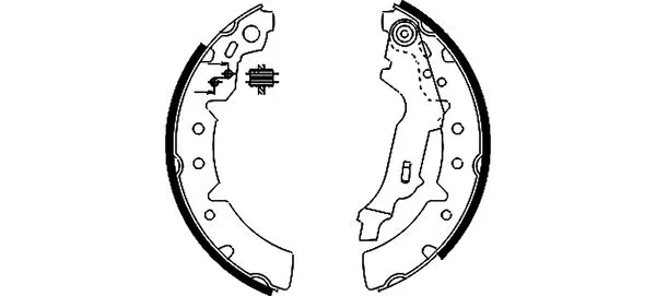 Brake Shoe Set (MFR501)