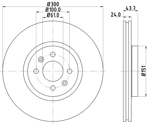Brake Kit, disc brake (MDK0227)