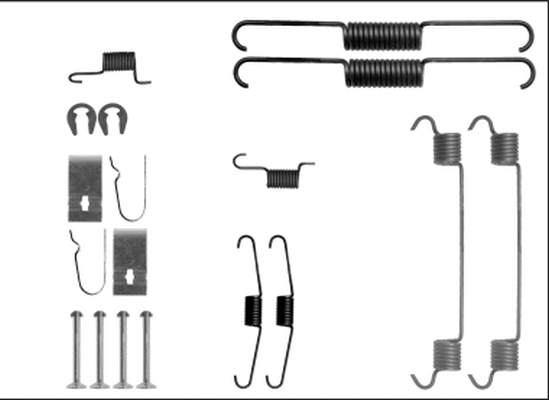 Accessory Kit, brake shoes (MBA38)