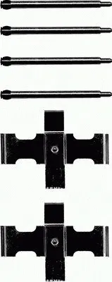 Accessory Kit, disc brake pad (MBA1003)