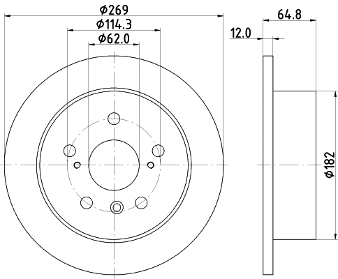 Brake Disc (MDC1565)