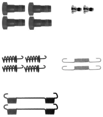 Accessory Kit, parking brake shoes (MBA867)