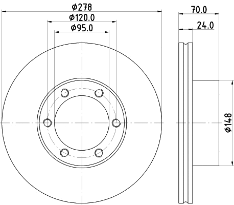 Brake Disc (MDC290)