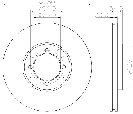 Brake Disc (MDC580)