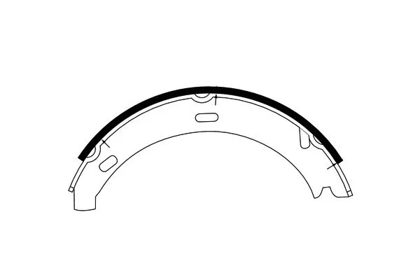 Brake Shoe Set, parking brake (MFR509)