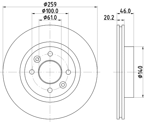 Brake Disc (MDC366)