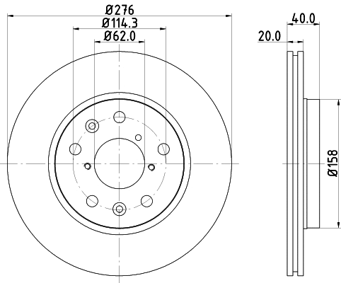 Brake Disc (MDC2346)