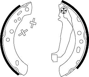 Brake Shoe Set (MFR370)