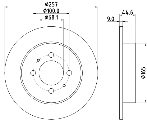 Brake Disc (MDC1055)