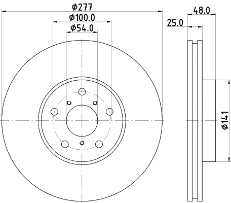 Brake Disc (MDC2370)
