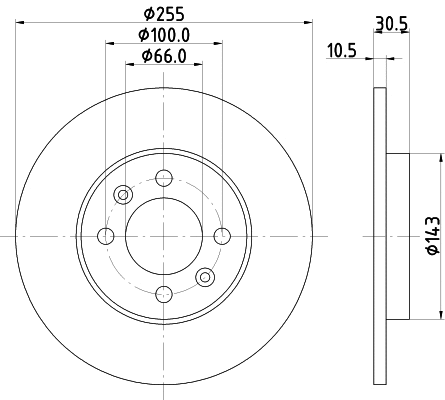 Brake Disc (MDC1058)