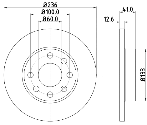 Brake Kit, disc brake (MDK0019)