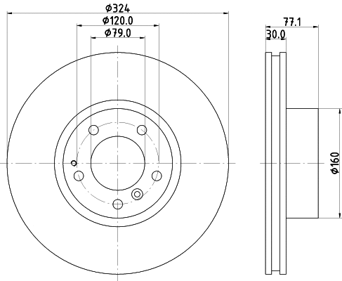 Brake Disc (MDC1260)