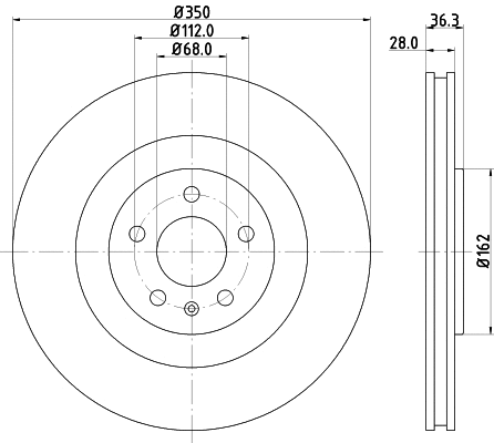 Brake Disc (MDC2791C)
