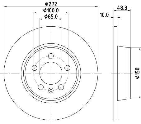 Brake Disc (MDC2800C)
