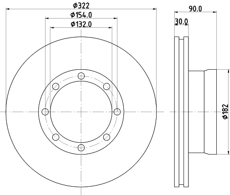 Brake Disc (MDC1252)