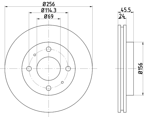 Brake Disc (MDC856)