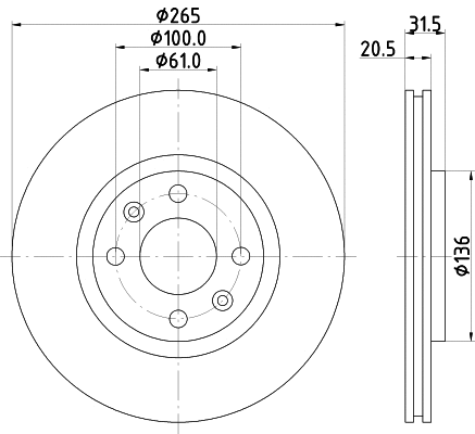 Brake Disc (MDC705)