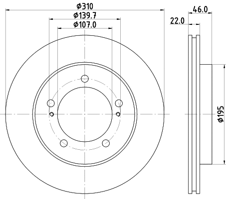 Brake Disc (MDC1301)