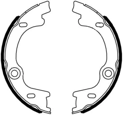 Brake Shoe Set, parking brake (MFR676)